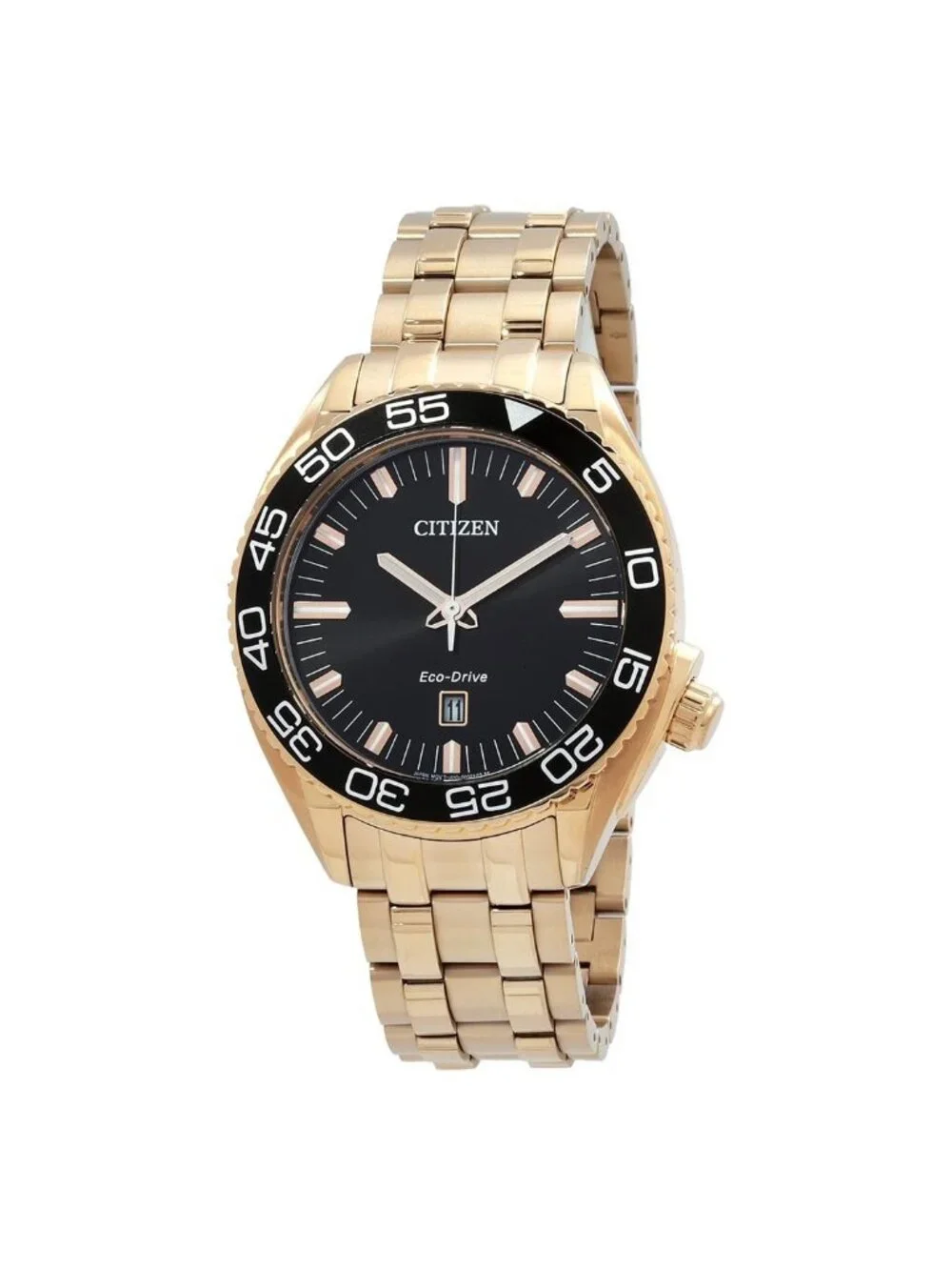 NWT Citizen Carson Eco-Drive Black Dial Men's Watch
